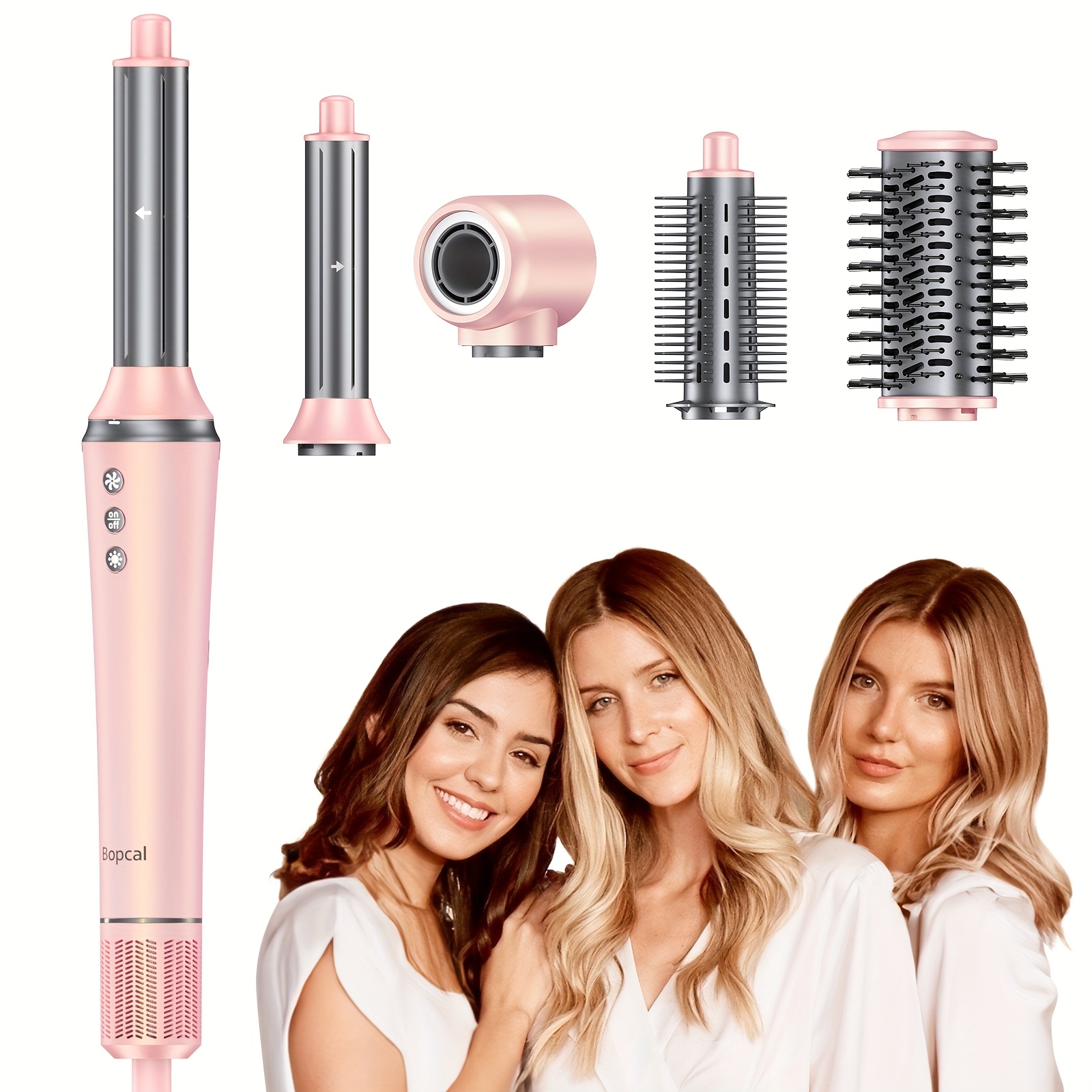 In Hot Air Styler, Hair Dryer Brush, 110, 000 RPM Fast Blow Drying And  Hot Air Automatic Curling Iron For Curling And Straightening Hair, Suitable