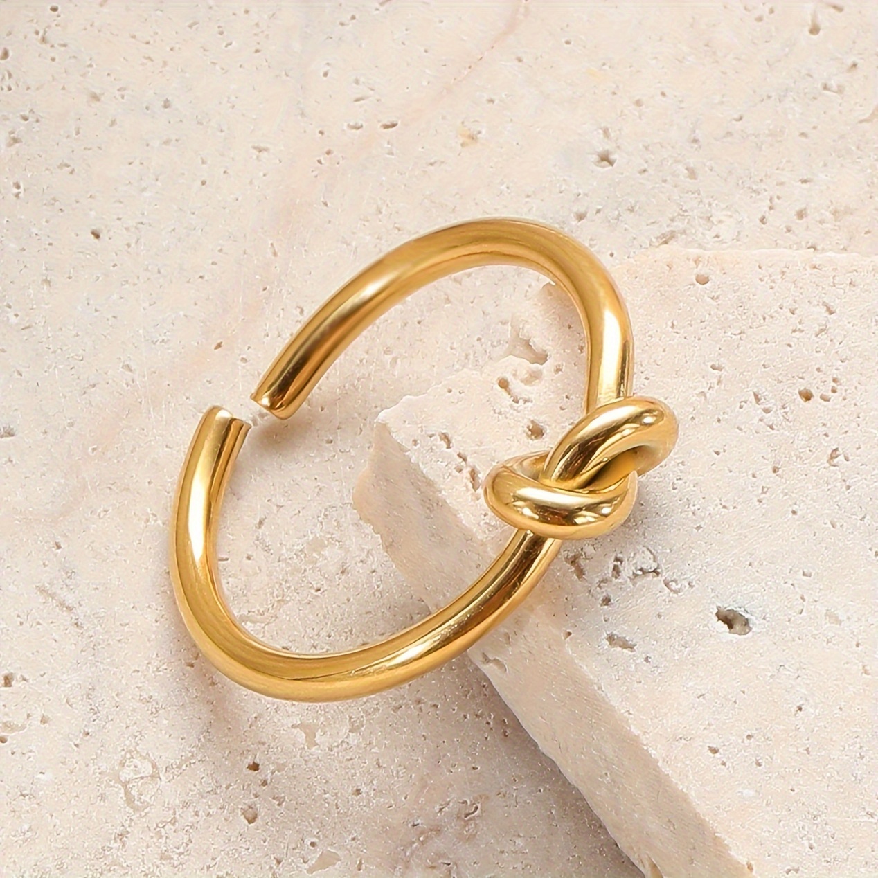 Chic Stainless Steel Knotted - Perfect For Daily Wear, Vacations & Parties - Ideal Gift For Her