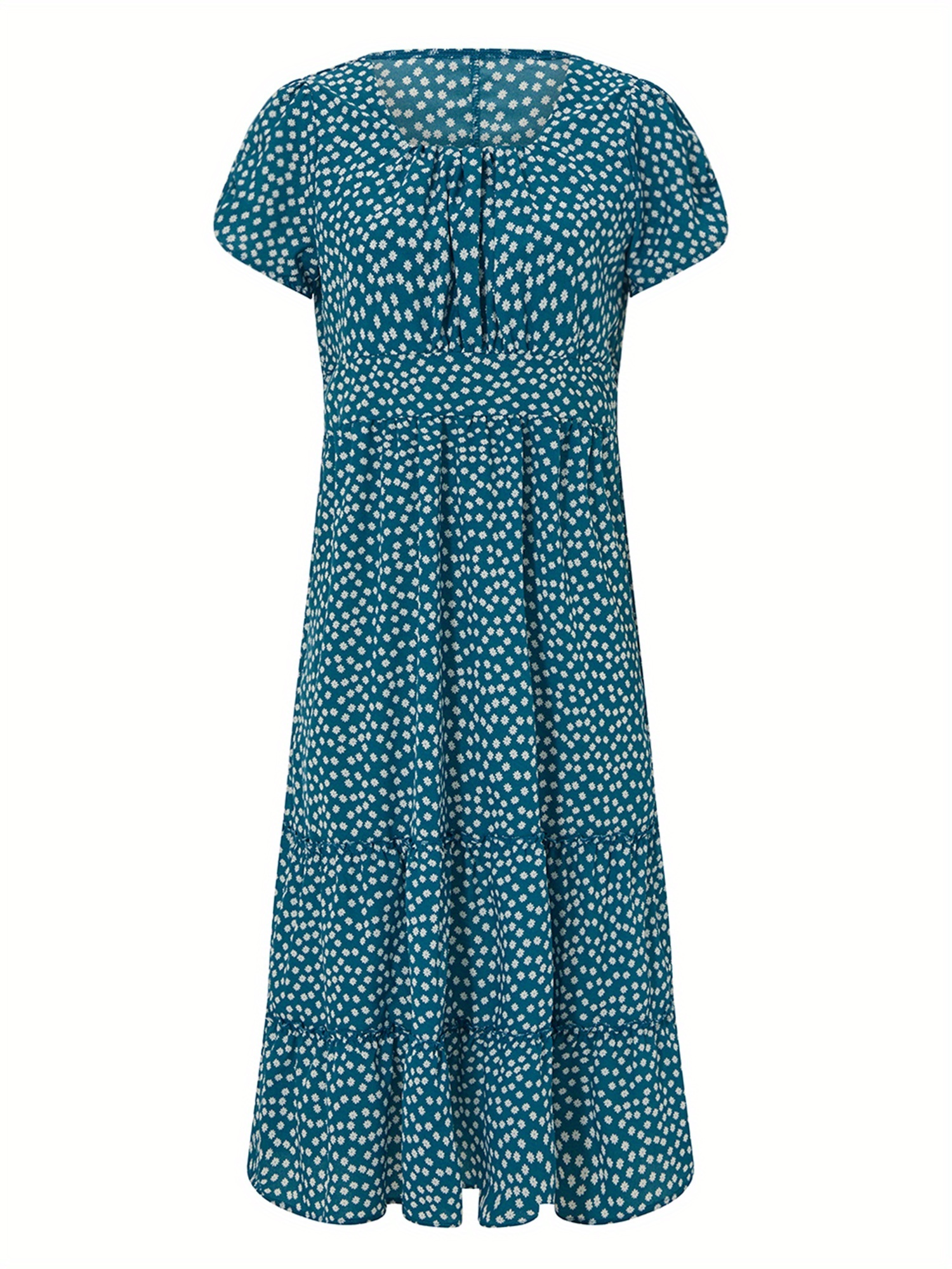 emerald green cowl dress Embellished Cowl-Neck Draped Mini Dress in Emerald Green - 6 main image 1