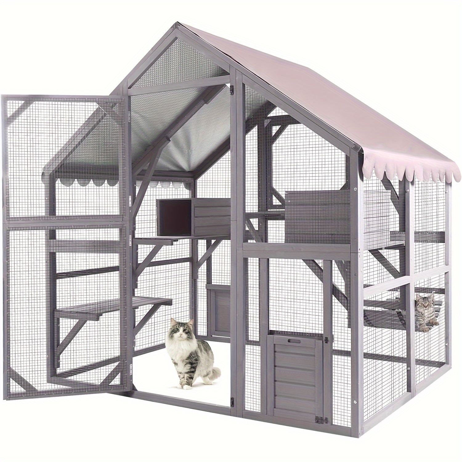 

Aivituvin Cat House, Cat Enclosures , For