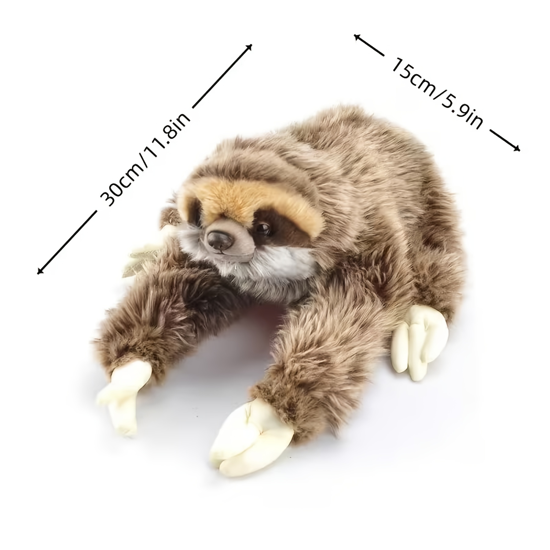 Extra Soft Sloth Plush Toy with Movable Arms