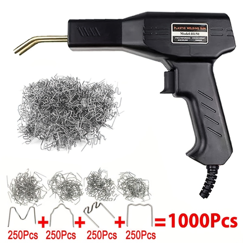   3 second rapid heating plastic welding gun 220  battery type c plug ideal for pvc repair car bumper and toy assembly plastic welding tool rapid heating welder durable plastic welder