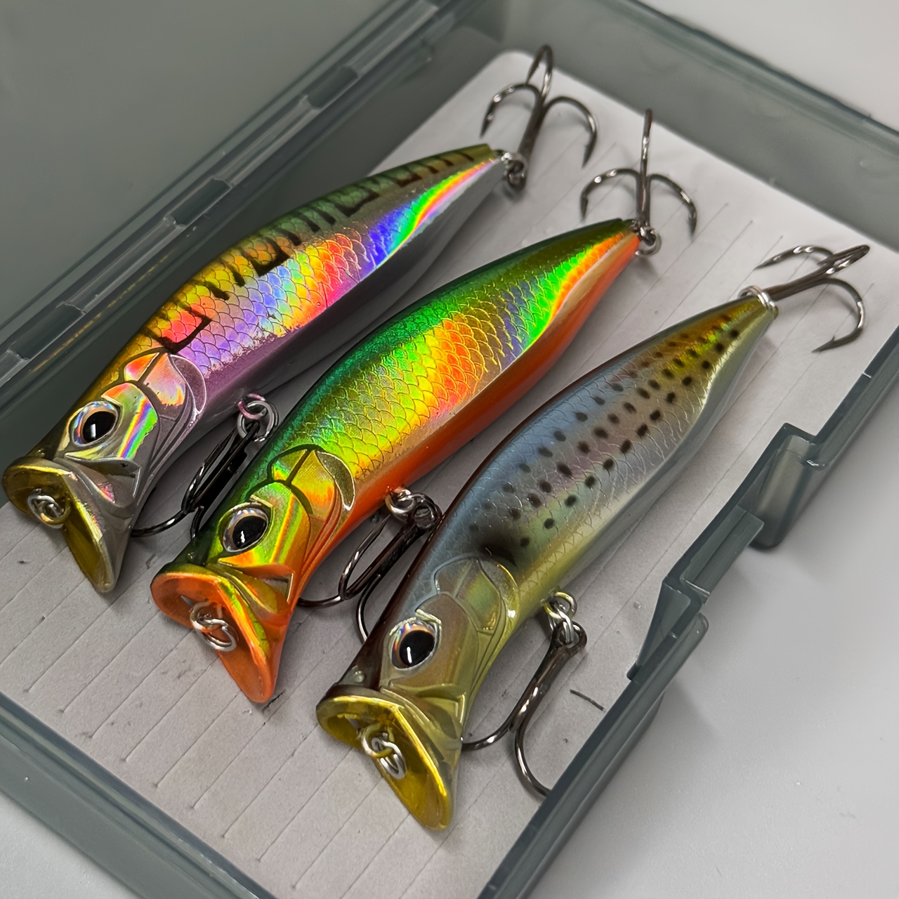3 Boxes Of Surface Lures For Water