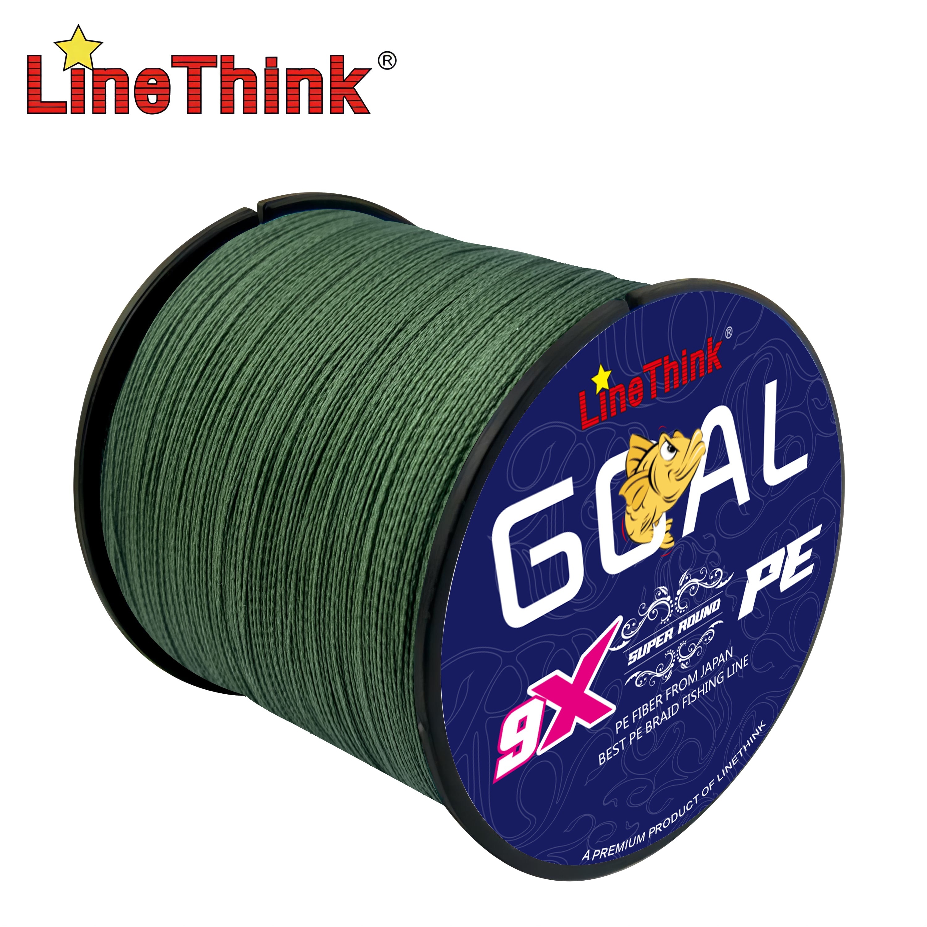 LineThink GOAL 1pc 300M/328YDS Army Green 9 Strands - Temu