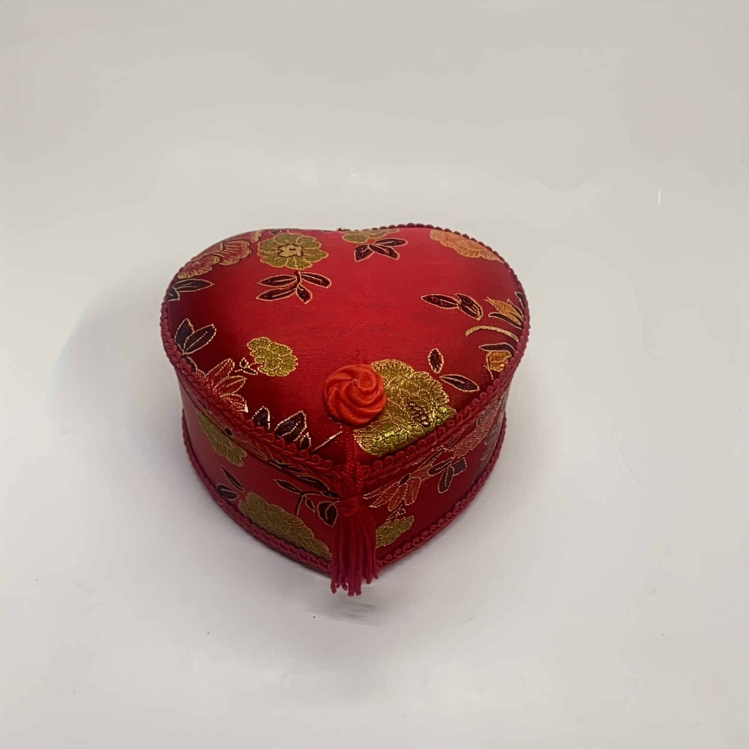 Portable Floral Design Storage Box for Bracelets and Small Items