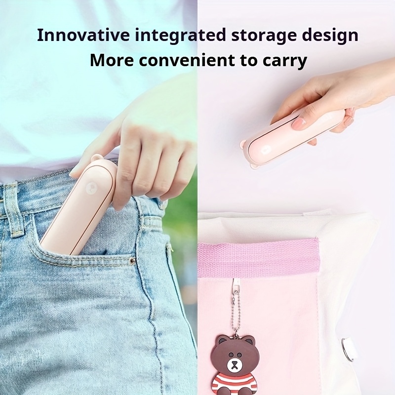 Portable Handheld Fan with Illuminated Night Light, MINI Power Bank, 1200mAh Lithium Battery, USB Charging, 2-Speed Adjustable, Foldable Design. Suitable for Home, Office, Outdoor, and Travel Use. An Ideal Gift for Female Friends