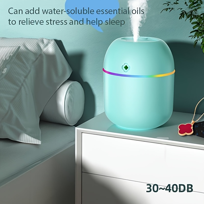 USB-C Home Fragrance Lamps Humidifier Portable, 7 color Light in Room, Desk, Car, Heating & Cooling Air Quality Improvement, No Battery Required, 36V and Below, for Home/Office/Travel, All Users.USB direct charging. New Year. Valentine'S Day.