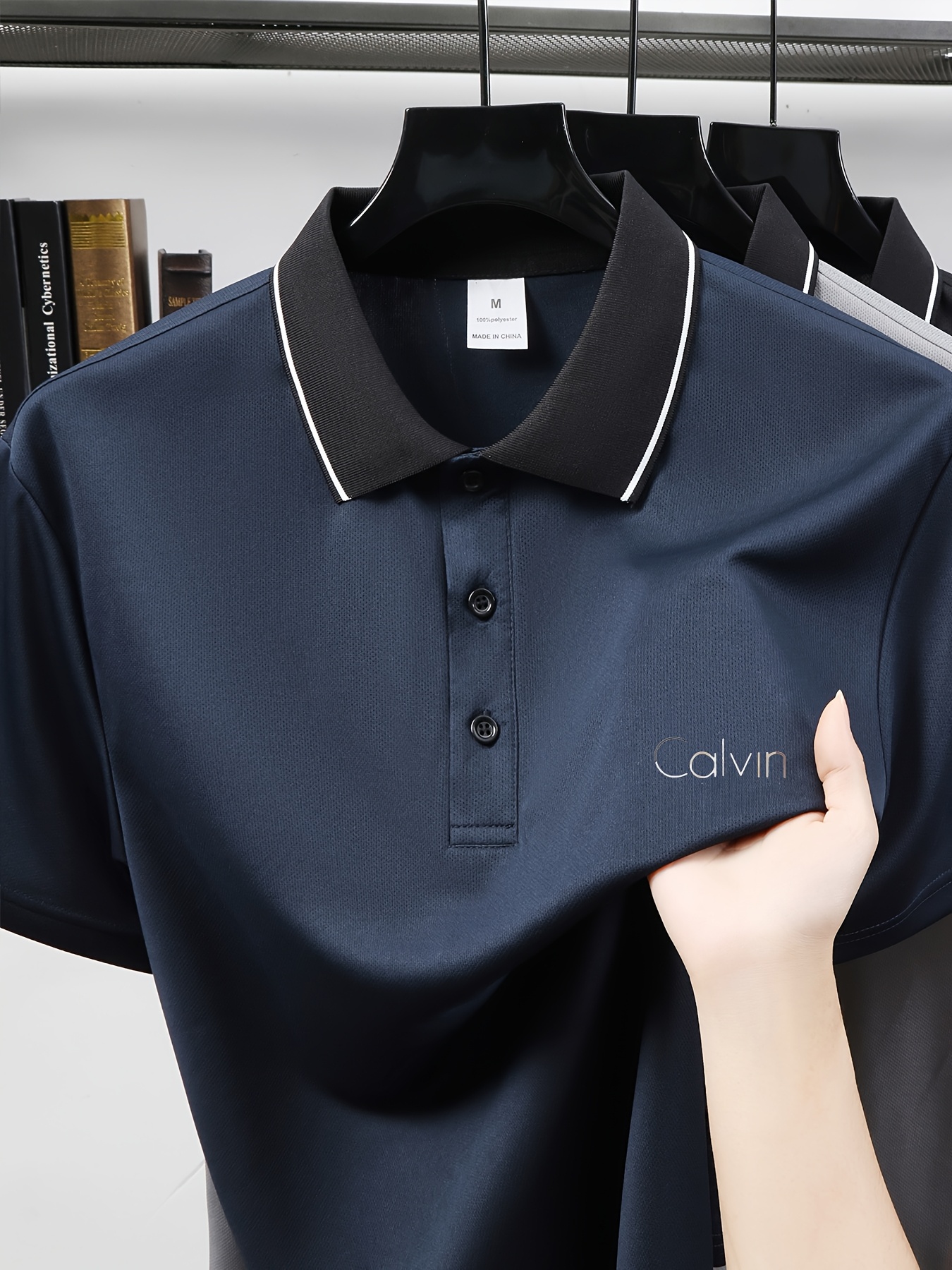 q030 s8 creative   letter geometric pattern print mens casual   shirt suitable for outdoor sports mens outdoor golf short sleeve sweat absorbent breathable and non sticky casual top durable   lapel short sleeve