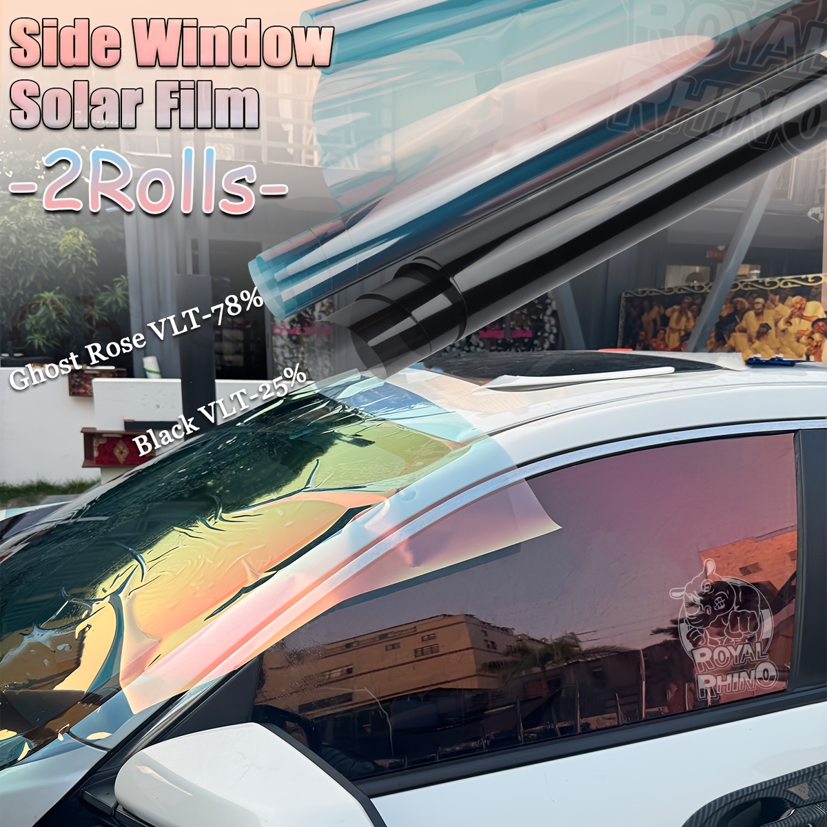 Rose Car Sun Blocking