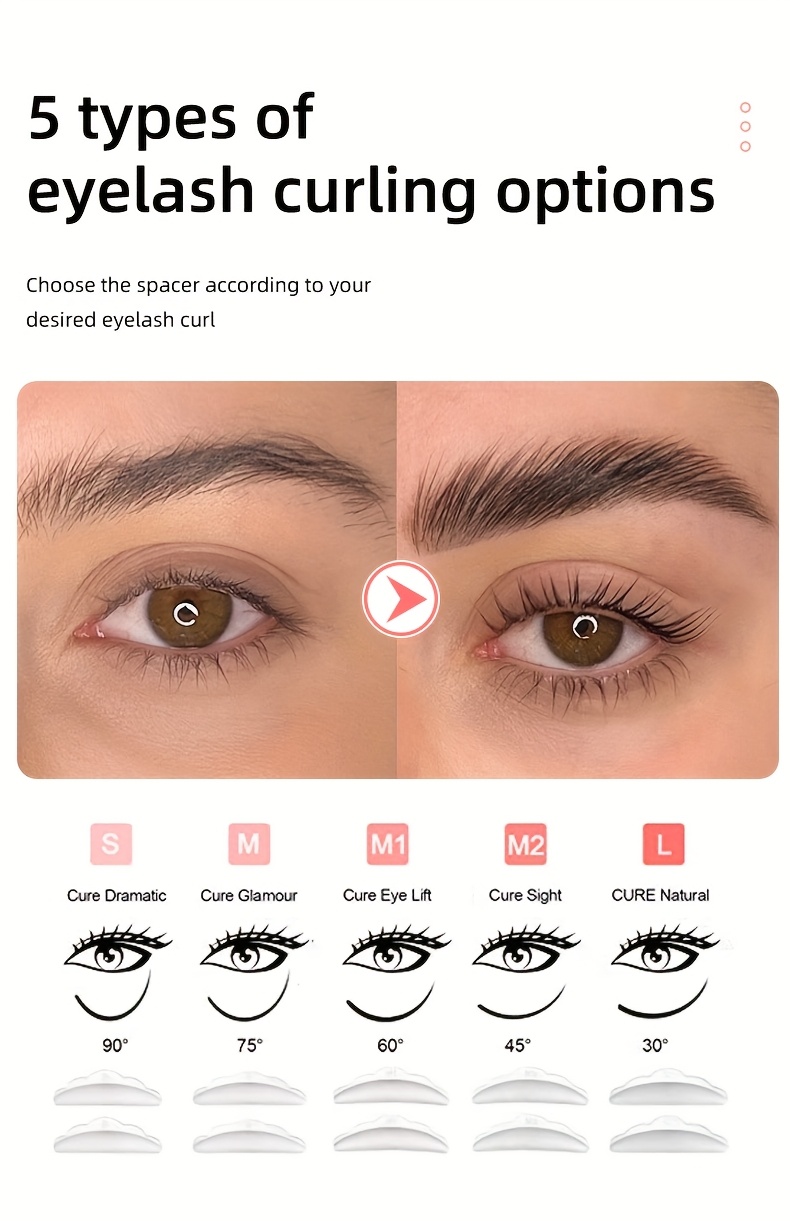   lash lift kit long lasting eyelash   lotion fixation   and cleansing tool for home and salon use details 2