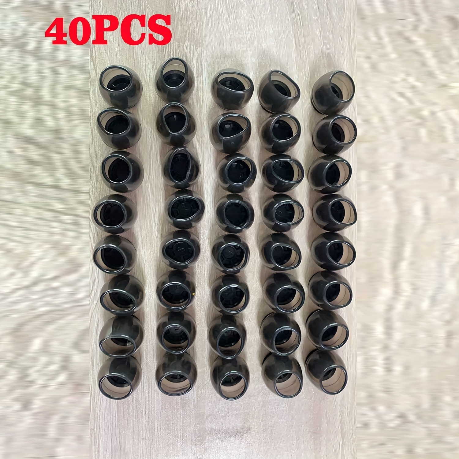 24pcs/40pcs Round Chair Leg Floor Protectors Silicone Transparent Table Feet Caps Floor Protectors With Felt Non-slip Furniture Booties