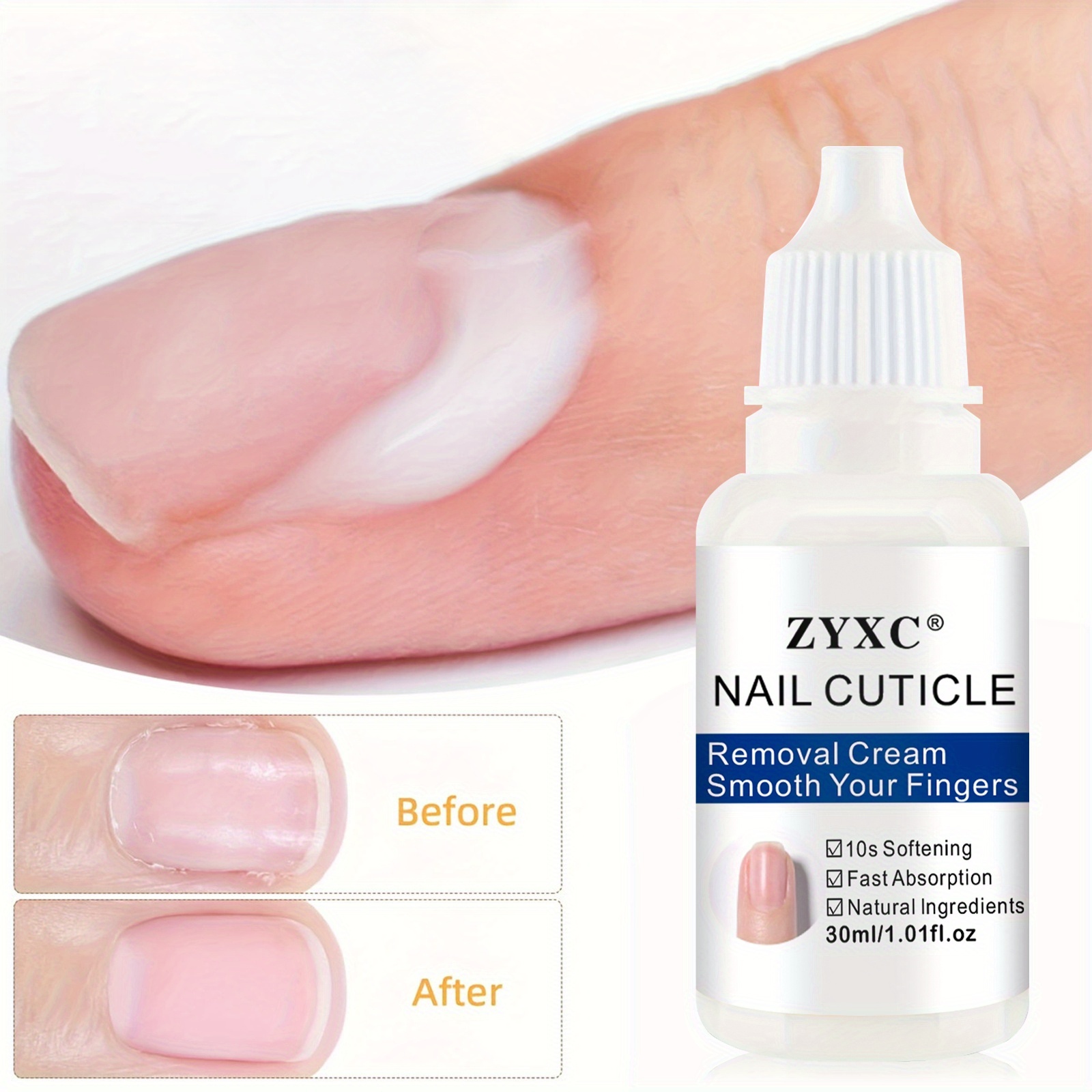   30ml cuticle remover instant nail cuticle softener with shea butter moisturizing professional cuticle cream removes dry dead skin overgrown cuticles nail care supplies