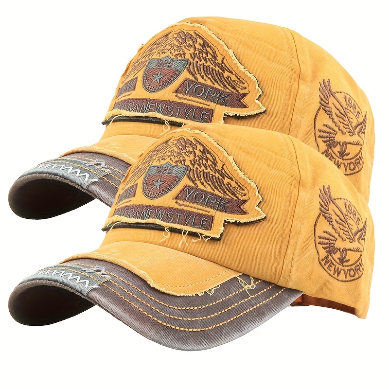 vintage 1985 baseball cap distressed sun hat unisex trendy