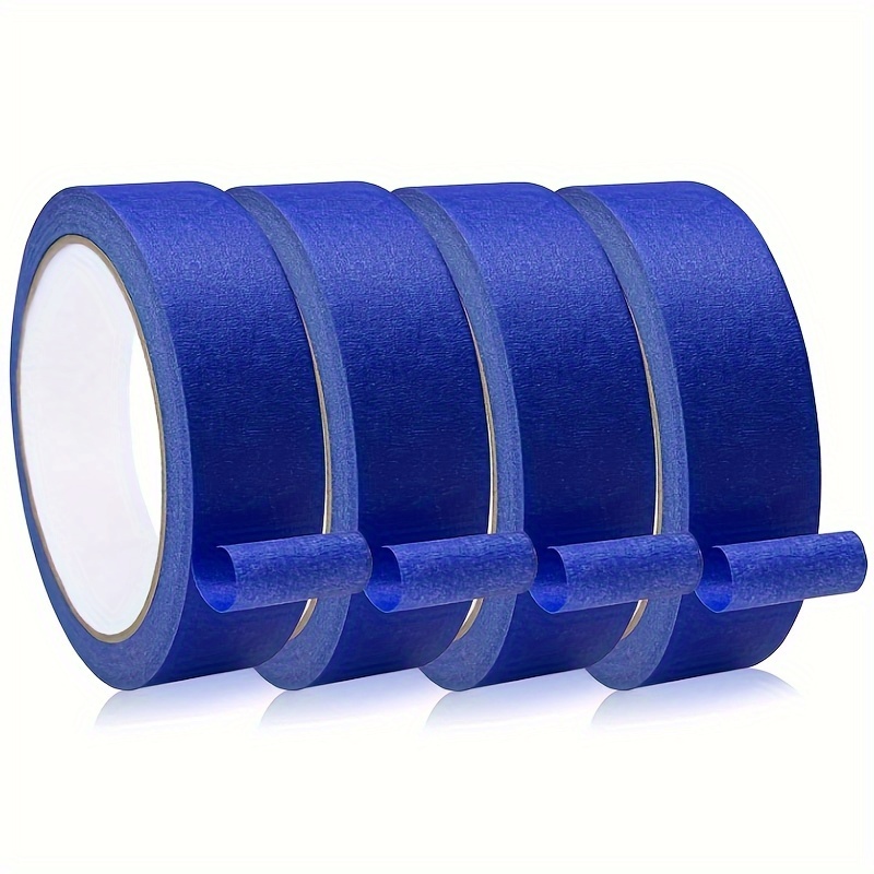 

versatile" 4-piece Blue Painter's Tape - Multi-surface Adhesive, 0.94" X 787.4" Each Roll For Artists, Diy Crafts, Art Projects, Decorations & Edge Finishing