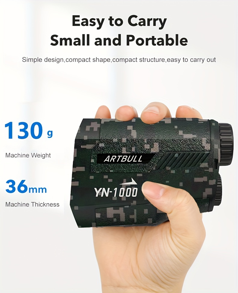 artbull golf laser rangefinder with slope compensation and flagpole locking 1000m details 8