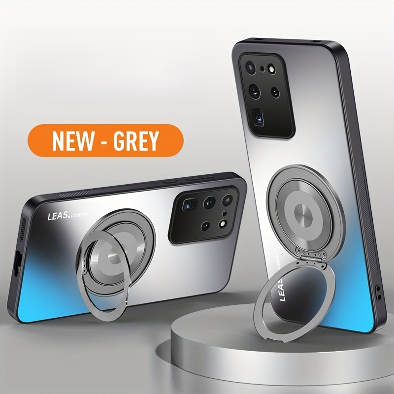 TEMU Phone Case: Suitable For Galaxy S20/s20 Plus/s20 Ultra Phone Case, Rotating Stand, Exquisite Appearance, Matte , Non-slip And Fingerprint Mobile