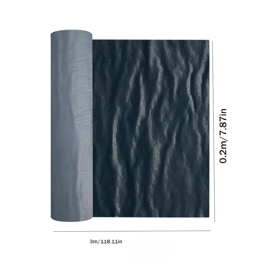 TEMU 20cm/7.87in Wide Roof Tpu Waterproof Coil Self-adhesive Tpu Waterproof Tape High Temperature Material Prevent Leakage Heat And Sound Insulation