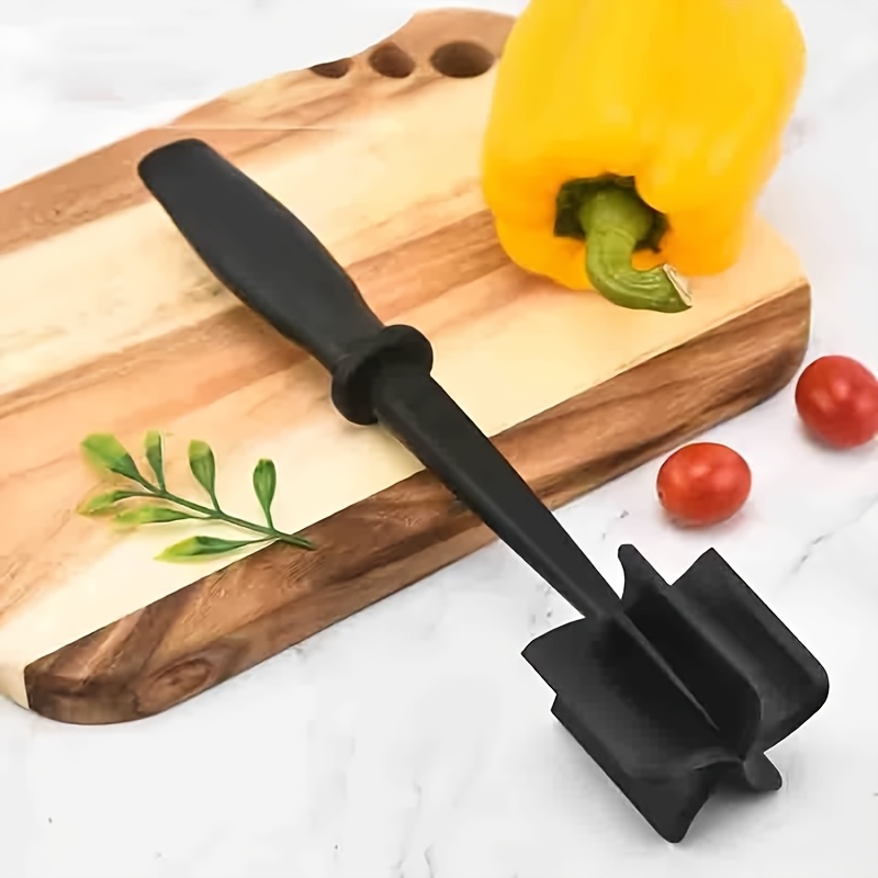 meat  per for ground beef heat resistant meat masher for hamburger meat 5 curved blades ground beef smasher nylon meat spatula  per non stick hamburger  per mix and   kitchen tool details 6