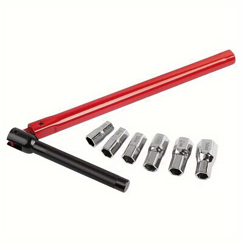 Image of Socket Wrench Set, Pipe Wrench Set, Basin Nut Wrench, Stand Up Tap Wrench, Faucet Pliers Fittings Wrench, Tap Fitting Tool, 8-14mm - Industrial Tool For Faucet And Sink Repairs