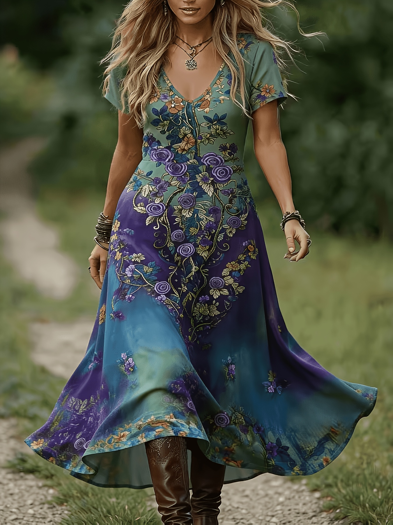 western dresses women sold on Temu Canada