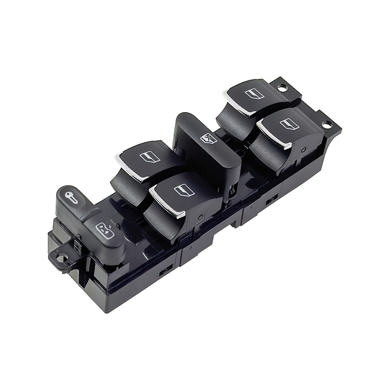 TEMU Interrupteur de commutation des vitres électriques pour VOLKSWAGEN Jetta Golf MK4 1998-2005 | Conduite à gauche, Numéro OEM : 1J4959857,