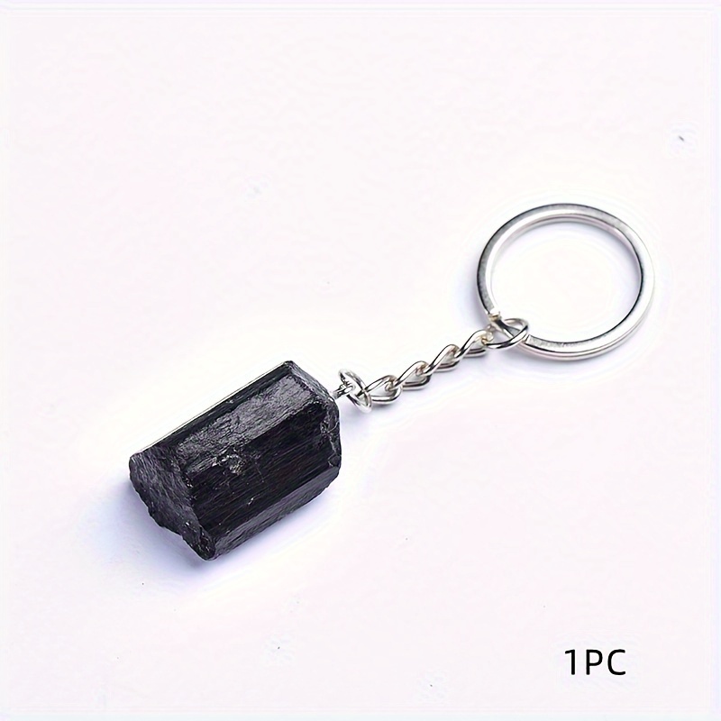 

1pc Fashion Crystal Black Keychain For Men, Fashion Decorative Pendant For Bag