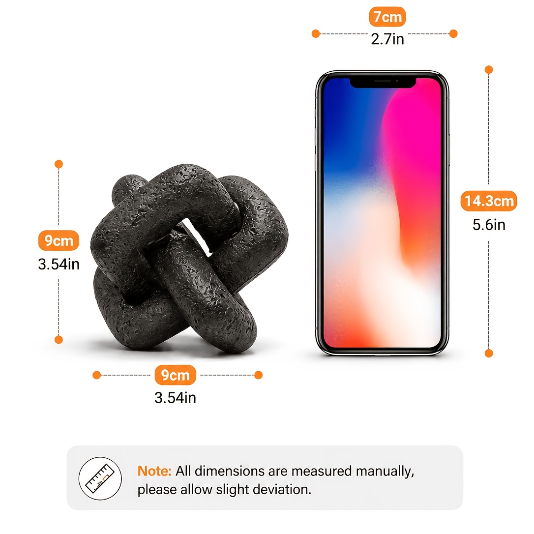 TEMU 1pc Abstract Knot Ornaments And Modern Geometric Sculptures Are Ideal For Enhancing Home DÃ©cor. Can Serve As Accents In , Fireplace Mantels, Or