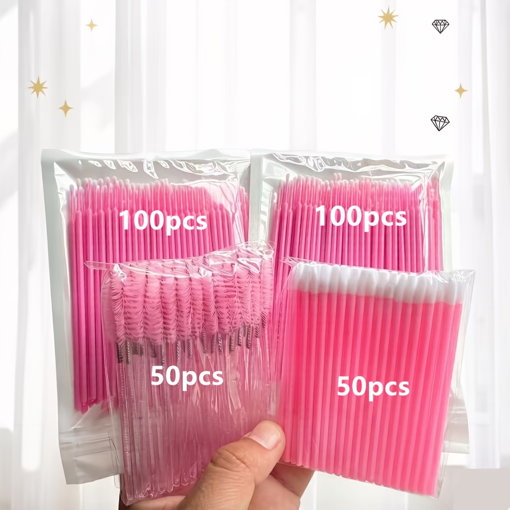 Image of 300pcs Women's Makeup Tool Set, Eyelash Extension Tool Kit, Eyelash Brush Set With 3 Models Your Needs
