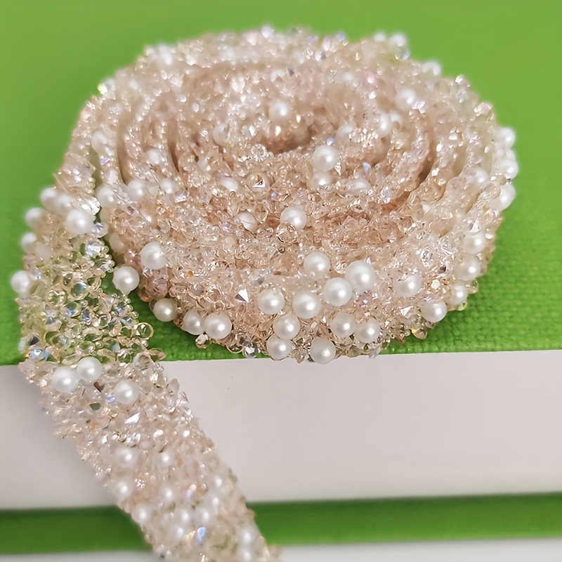 TEMU Nastro multifunzionale con strass, taglia 1, facile da applicare e da tagliare, per moda, regali e decorazioni - per Natale, San, compleanni e