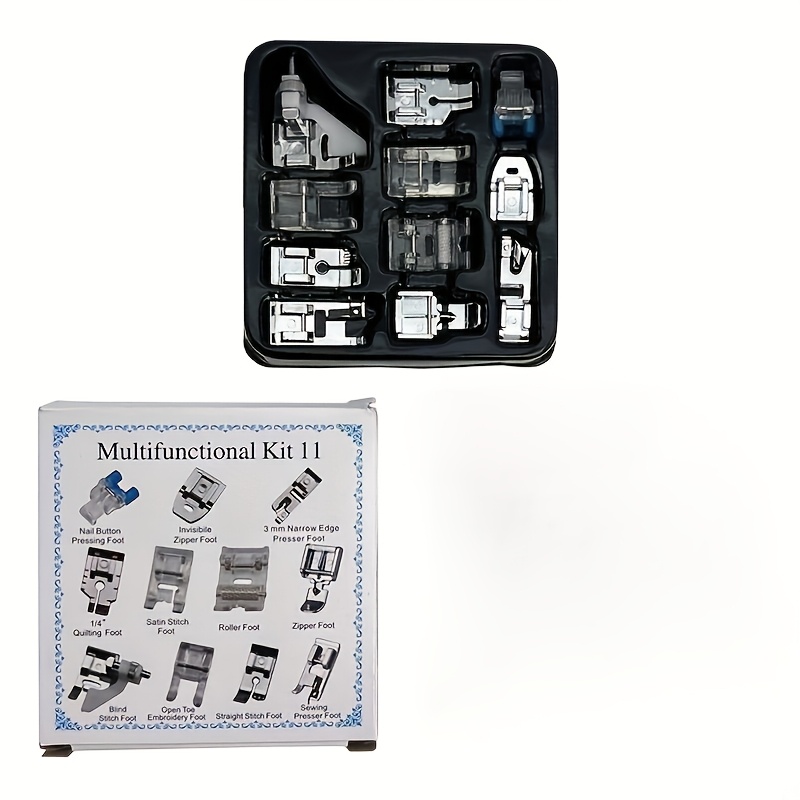 TEMU Collection Of 11 To 48 Sewing Machine Presser Feet Packaged In A Box