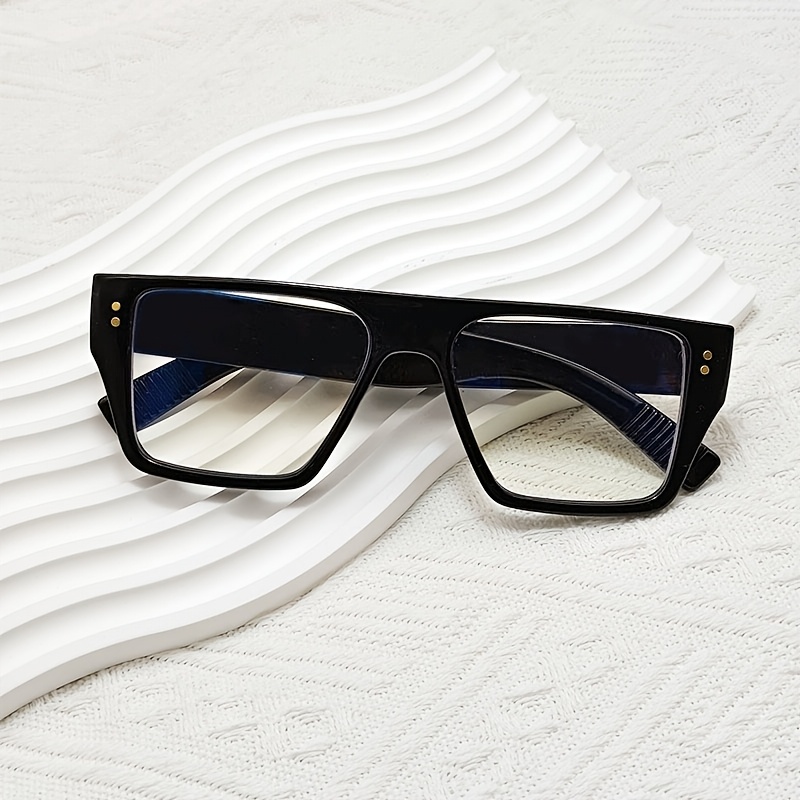 Large Square-Frame Reading Glasses for Middle-Aged and Elderly