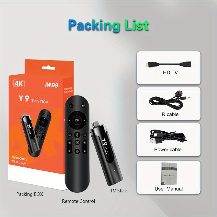 TEMU Yleegs H618 13 With 4k@60fps, 6 & 5.0, Built- Player, Remote Control, - Streaming Device For Tvs, , For Smart Tvs (2025 Model)