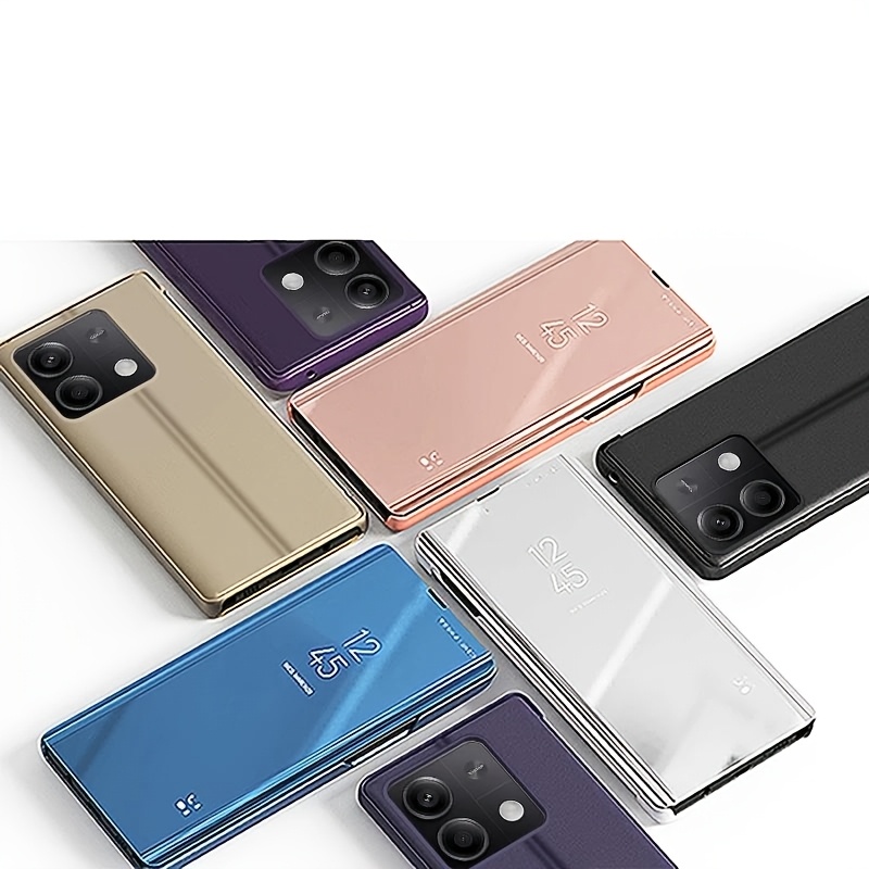 Husă pentru Telefon: Set de 2 bucăți (1 Husă cu 1 Pungă de Curățare) Husă Luxoasă cu Oglindă, Antiderapantă și Anticădere, Compatibilă cu for Samsung Galaxy A37 A57 A56 A54 A52 A34 A32 A26 A22 A13 A14 4G 5G, Husă de Protecție Anticădere