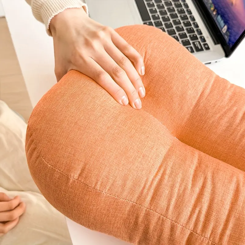 breathable lumbar pillow for office chair ergonomic support machine washable zipper closure retro style ideal for home car use perfect gift for mothers day fathers day birthdays office chair accessory vintage style pillow zipper closure pillow lumbar support pillow Product details 8