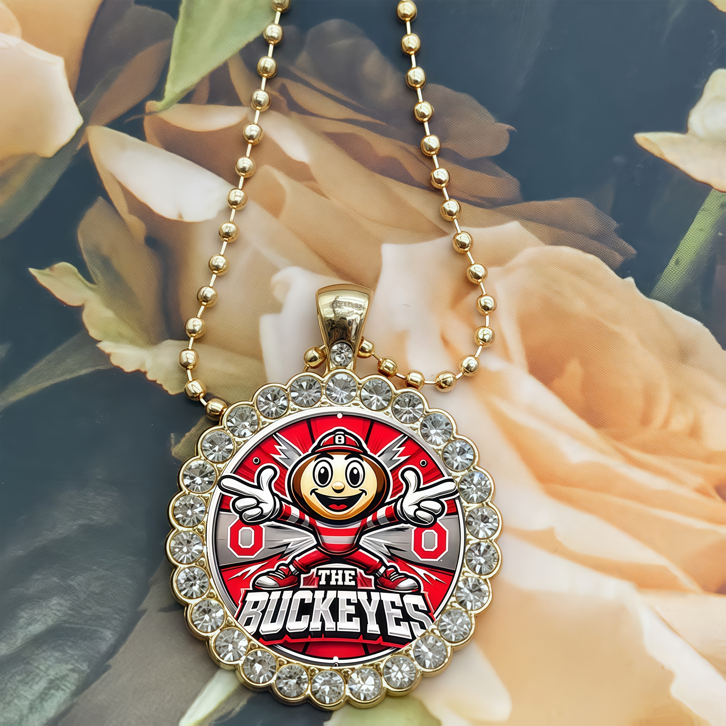 TEMU 1pc 1pcs The Mascot Necklace - Retro Team Mascot Pendant Suitable For , Unisex Gift For Fans, Wear For Spirit, Graduation, Teacher's Day -