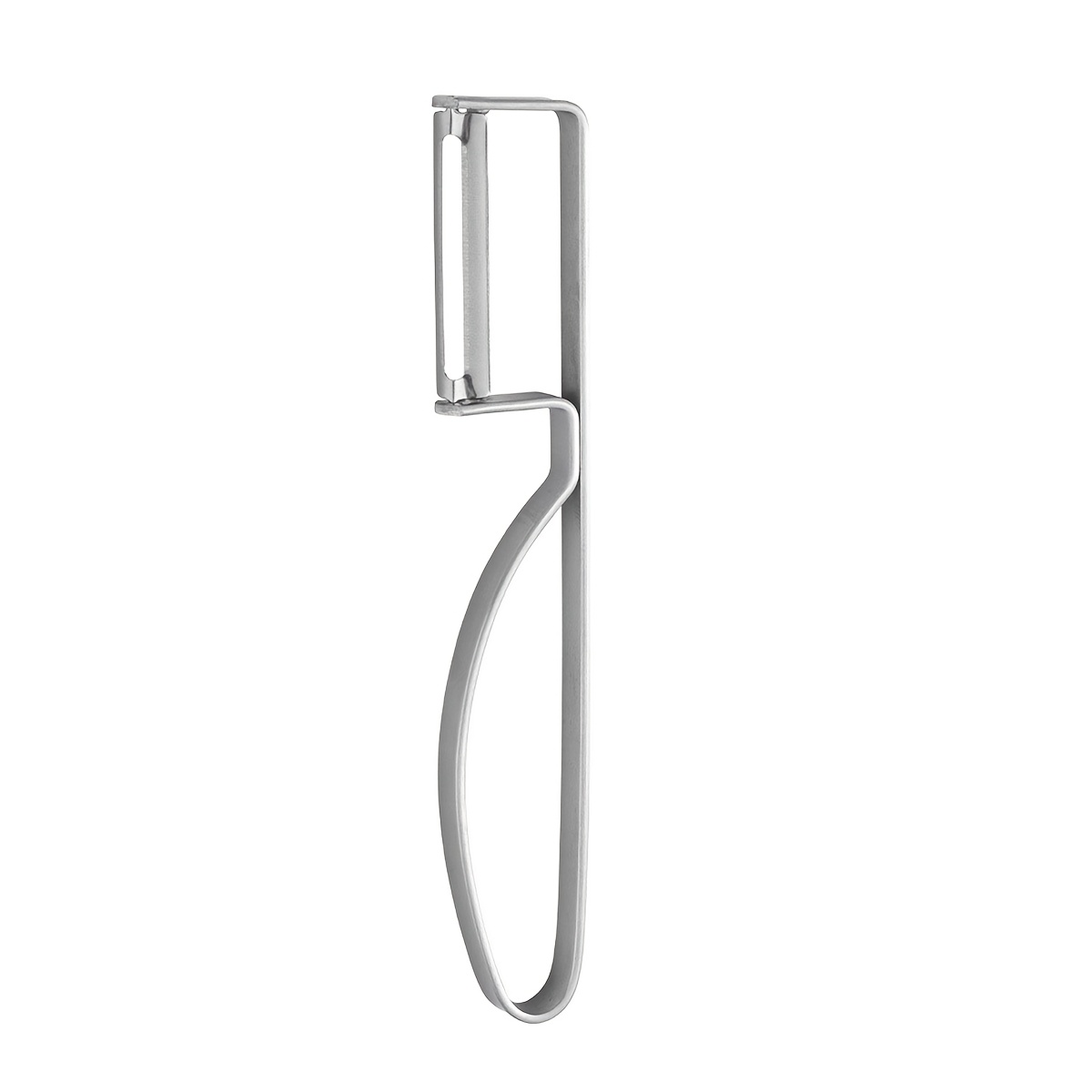 TEMU 1pc Stainless Steel Peeler, Swivel Peeler For Fruit And Vegetable, Metal Potato Peeler, Peeler, Kitchen Paring Tool