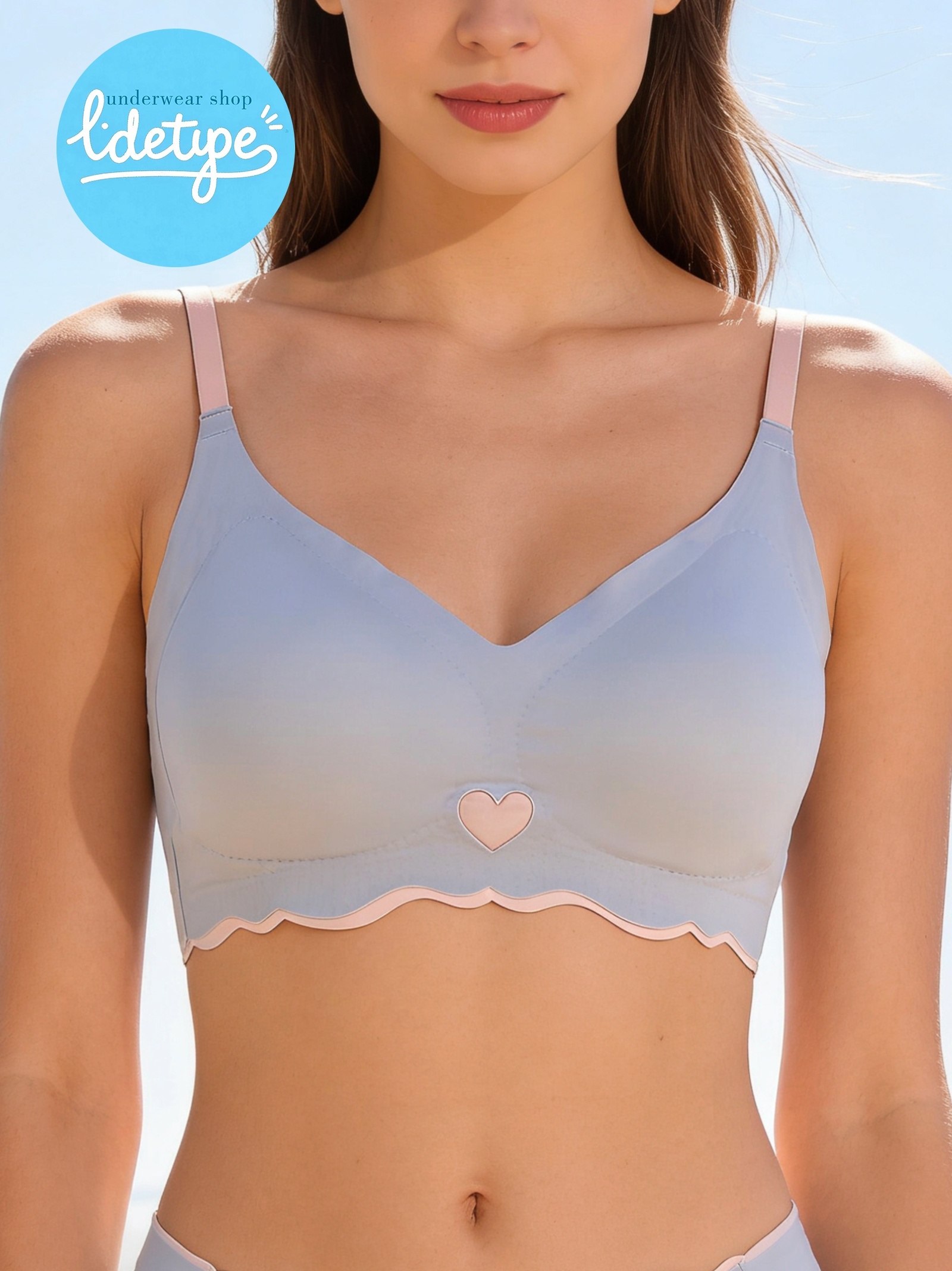 4pcs Women's Seamless Wire-Free Bras Set, Comfortable Everyday Wear