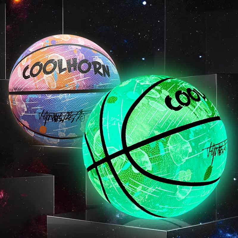 

Suitable For Sporty Boyfriend Christmas Gift, -the-dark Basketball, -up Pu Ball, Suitable For Indoor And Outdoor Use