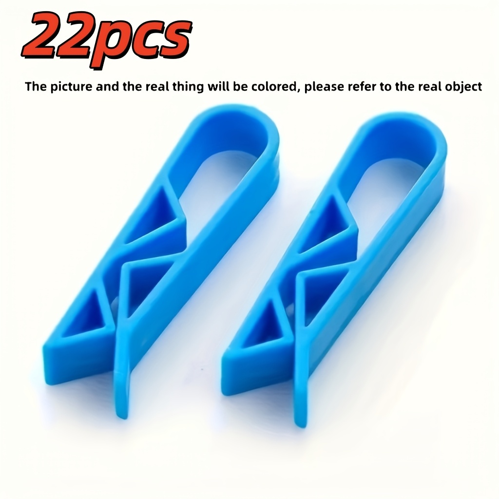 TEMU 22 Pezzi Clip per Pattumiera, Clip Antiscivolo per Pattumiera, Clip per Pattumiera, Clip per Sacchi della Spazzatura, Cucina , Bagno, Dormitorio