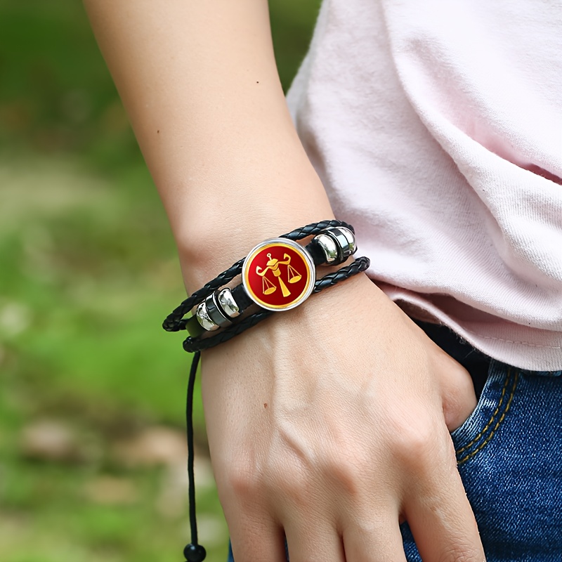 Men's Justice and Balance Scale Bracelet, Party Accessory