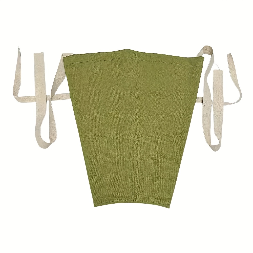 TEMU 1pc Flower Canvas Party Tote Bags With Handles, Bouquet Packaging Cloth Bag For Weddings, , And Teacher's Day, Elegant Single Stem Floral