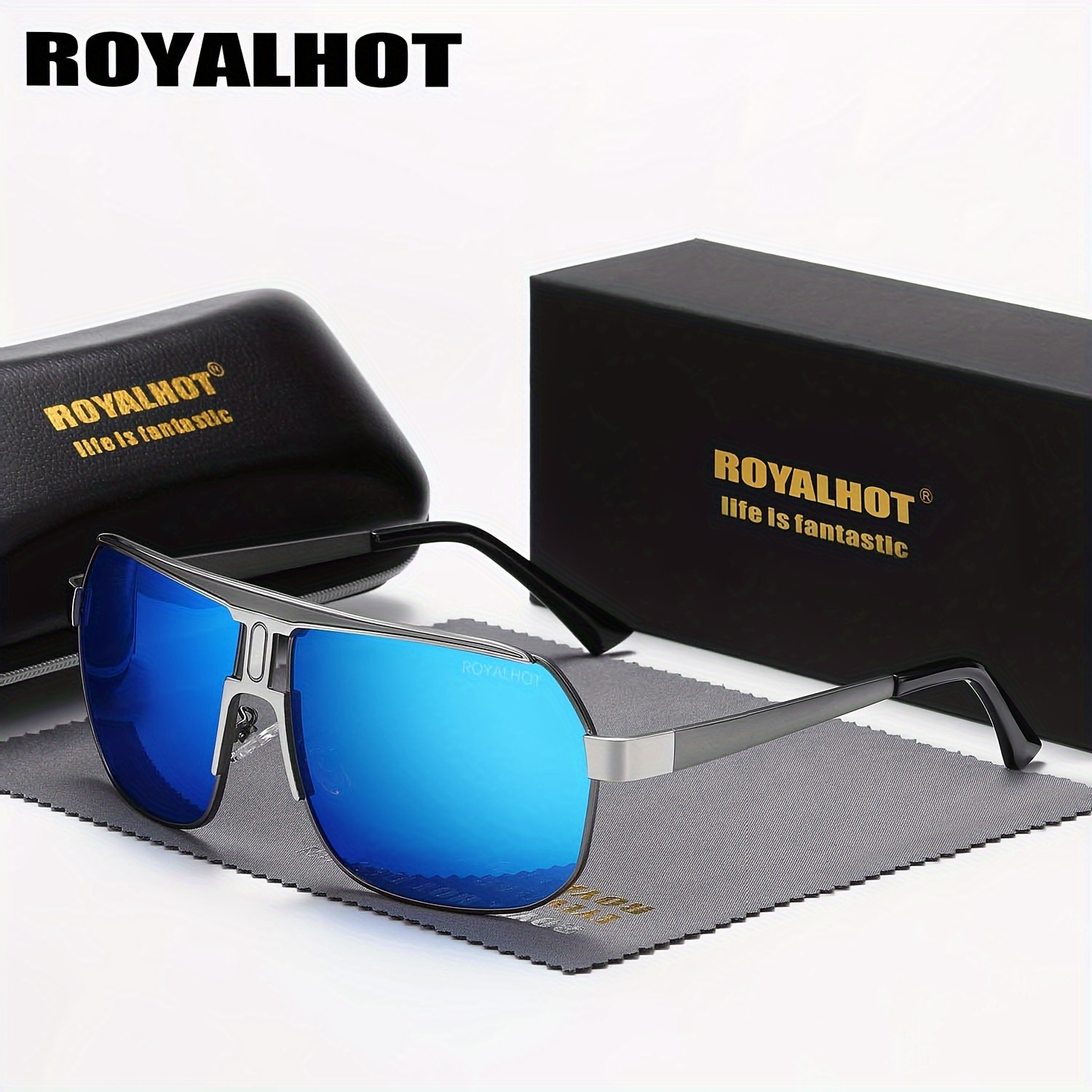 Royalhot Classic Metal Polarized Sunglasses With Large Frame For Men And  Women Driving Ideal Choice For Gifts, Today's Best Daily Deals