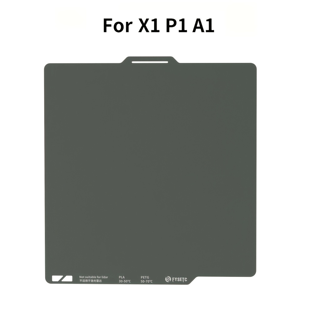 3d Print, Cryonix Upgraded Build Plate For H2d/x1/p1/a1 3d Printers- Sides Printed, 257x257mm/355x346mm, Of Low Temperature Printing And Strong , Support Pla/petg, 3d Printer Additions