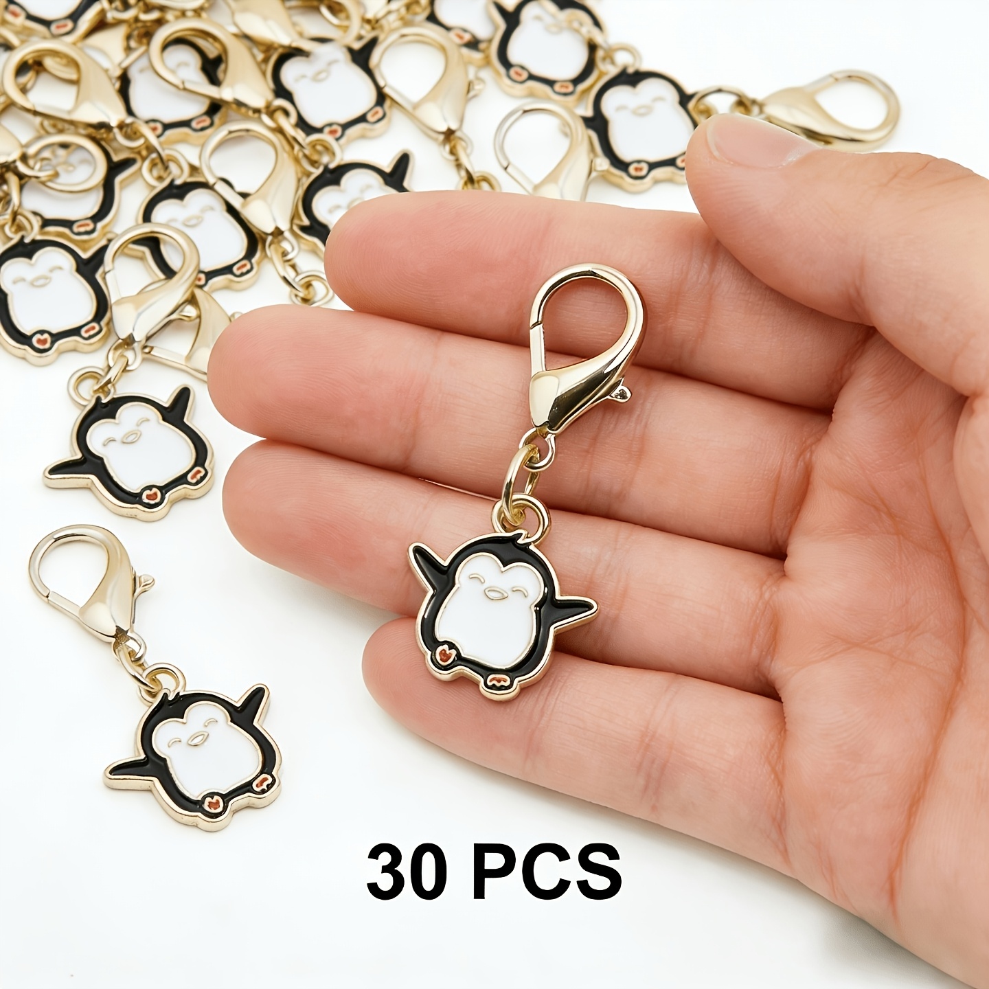 TEMU 30pcs Penguin Keychains, Mother's Day Exclusive Gifts, Easter, 's Day, Bag Decoration Pendants, Backpack Decoration Pendants, Exquisite Birthday