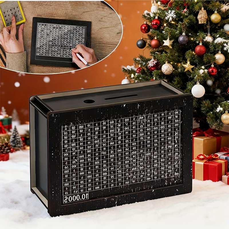 TEMU This Wooden Money Bank Has A Savings And Dollar Amounts, Can Store $10, 000 In , And Is For Aged 14 And Older. It A Great Present For And Is A