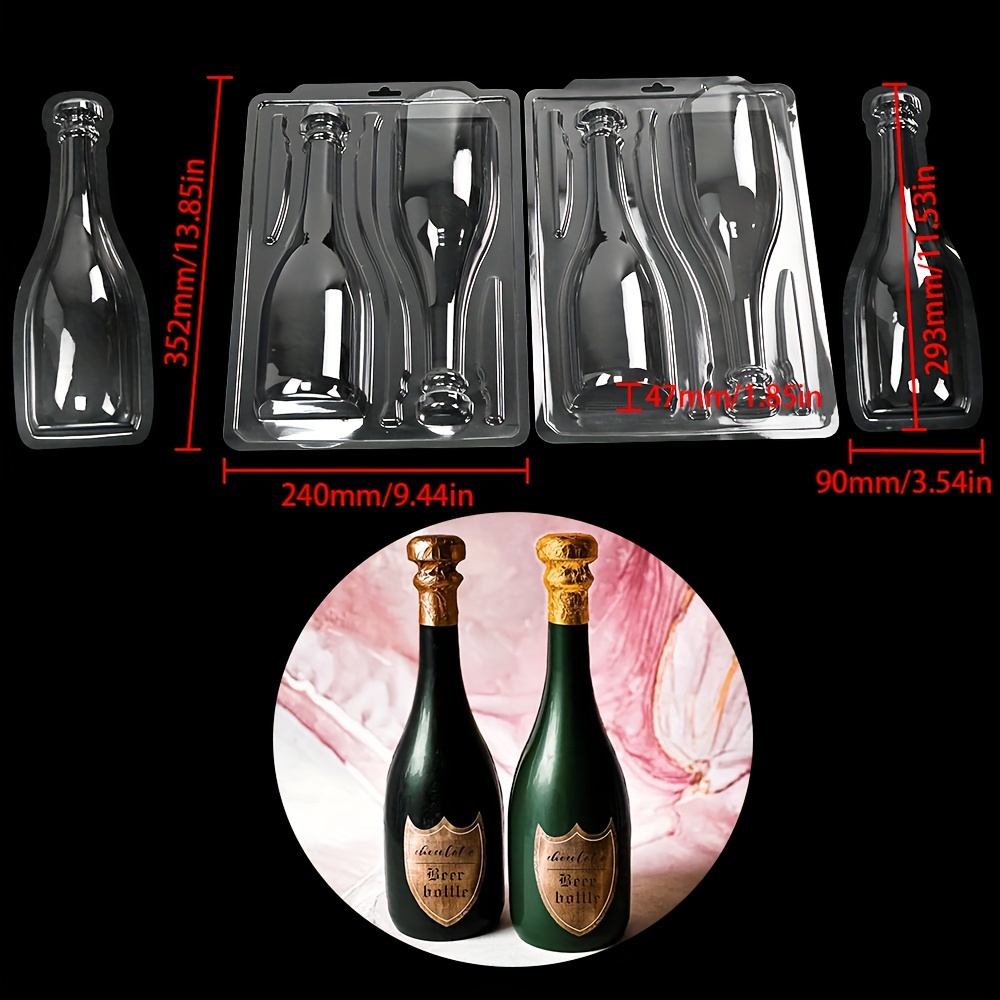 1 Set 4pcs Chocolate Mold Set, Plastic Chocolate Shaping Molds, Decoration, Creative Craft Chocolate Molds, Dessert Making, Kitchen Baking Supplies