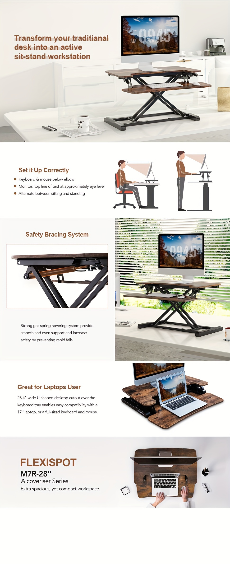 Standing Desk Converter Desk Riser Temu