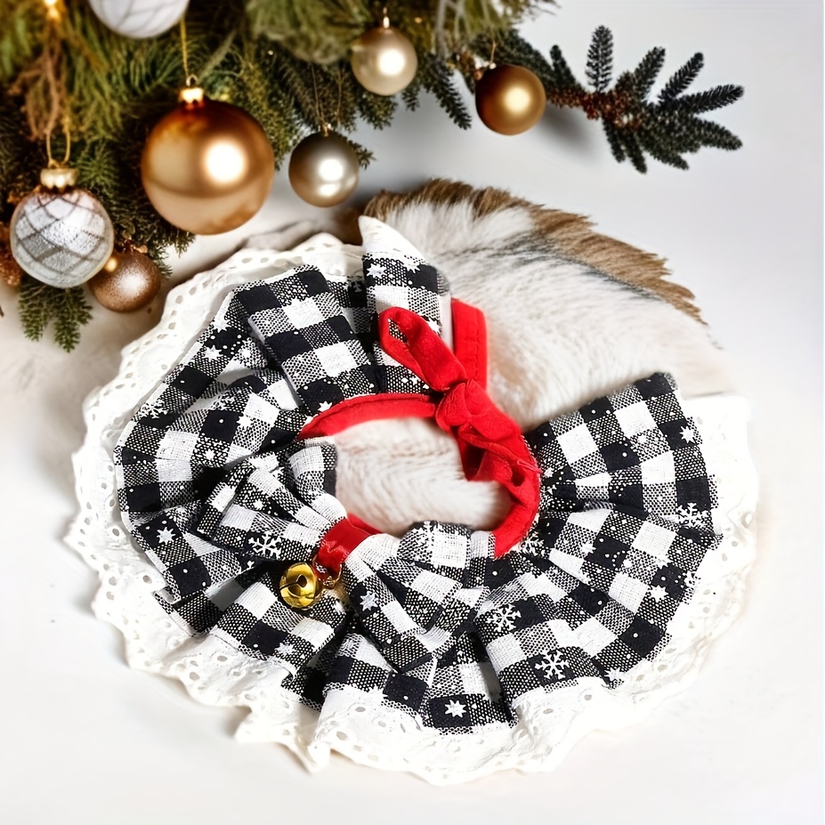 1pc cute bow tie drool bib for cats and dogs anti dirt neck scarf photo prop     bow tie bib birthday party decoration   and washable accessory polyester woven Product details 5