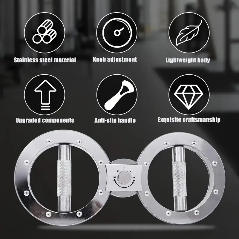 adjustable speed 360 rotating forearm strengthener with dual wheels stainless chest triceps biceps workouts for home gym boxing combat training no power needed use sleek fitness equipment durable construction boxing workout sturdy build hand exerciser boxing athletes Product details 5