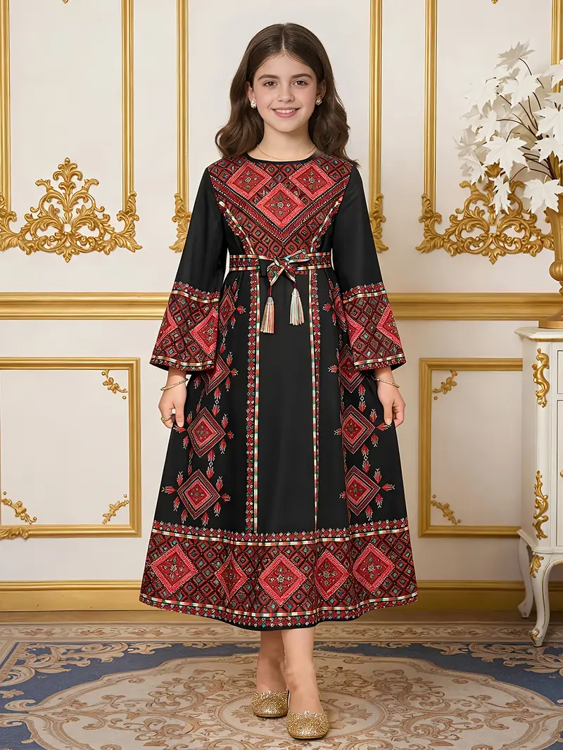 girls ethnic style geometric diamond loose - Temu Kuwait girls ethnic style geometric diamond loose - Temu Kuwait